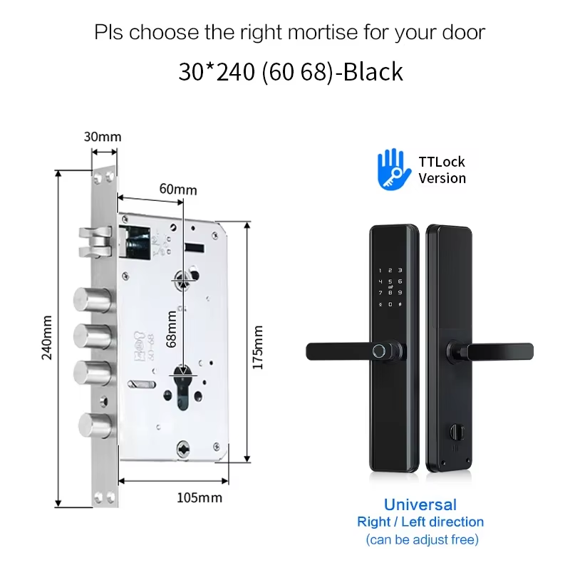 Ttlock Smart Door Lock Wifi APP Control