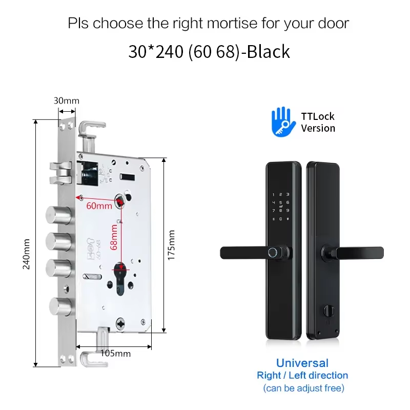 Ttlock Smart Door Lock Wifi APP Control