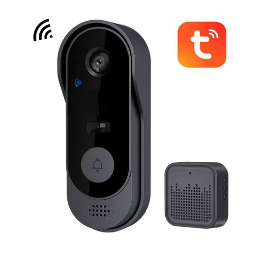 Tuya WIFI Camera Doorbell HD Video Intercom Outdoor Wireless Waterproof Door Bell Security Protection IR Night Vision Smart Home